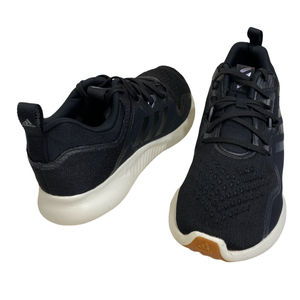 Adidas Edge Bounce Sneakers Running Shoes Core Black Mesh Womens 10.5